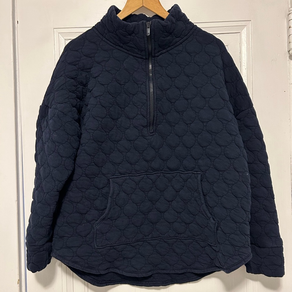 Gap Navy Quilted Jacket - image 1
